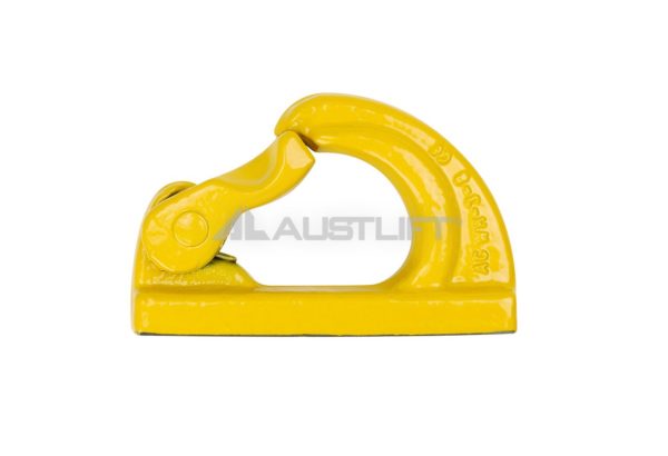 WELD ON LIFTING HOOK 2T G80 WITH LATCH TYPE WH AUSLIFT 103802