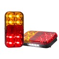 STOP TAIL INDICATOR LICENCE PLATE LED 12V TWIN PACK LED AUTOLAMPS 149BARLP2