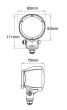 HELLA 1547P Module 70 FF Single Beam Work Lamp – Close Range, Pendant