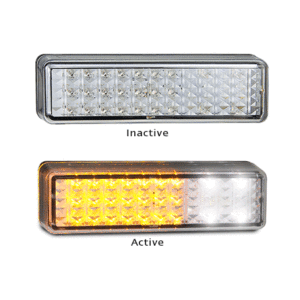 FRONT INDICATOR MARKER 12V AMBER WHITE TWIN PACK LED AUTOLAMPS 175AW2