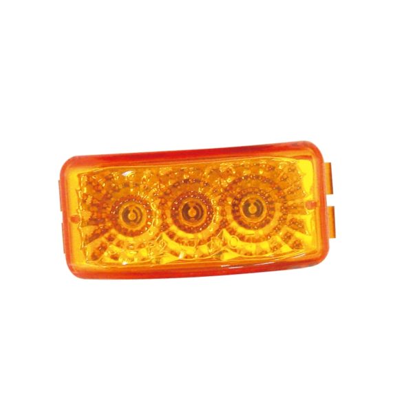 SIDE MARKER CLEAR AMBER LED 12/24V LUCIDITY 22336WCAK-V