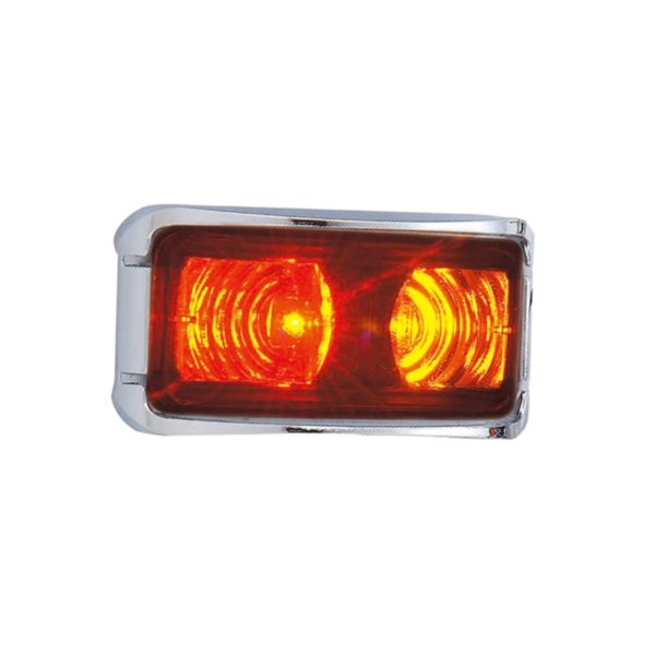 SIDE MARKER LED CLEAR AMBER RED 12/24V LUCIDITY 22336WCARK-V