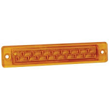 REAR INDICATOR LED 12V SLIMLINE 130 X 25MM LED AUTOLAMPS 25A12