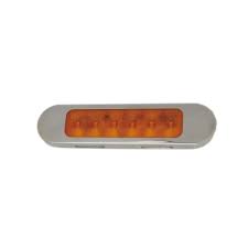 SIDE MARKER AMBER LED M/V SS BEZEL LUCIDITY 26264AK-V