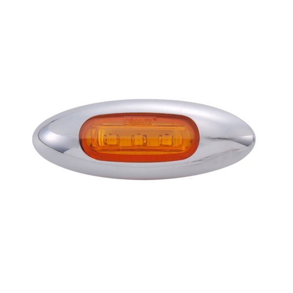 SIDE MARKER CLEAR AMBER LED 12/24V LUCIDITY 26271CA-V