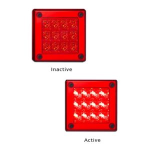 STOP TAIL RED 280 SERIES 12-24V LED AUTOLAMPS 280RM
