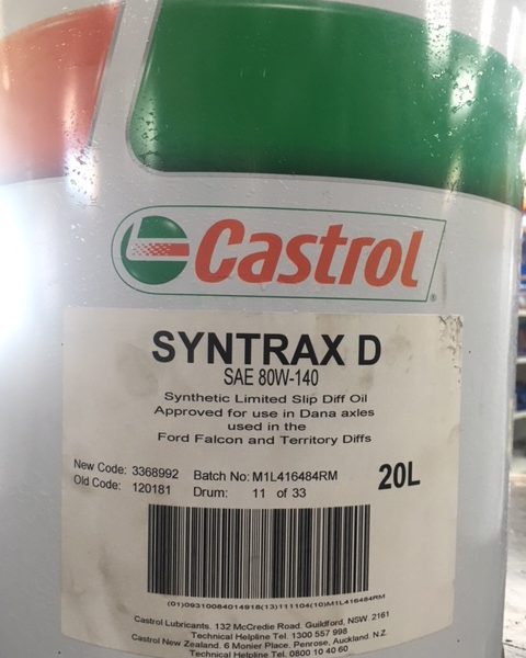 SYNTRAX D 80W-140 20L CASTROL 3368992