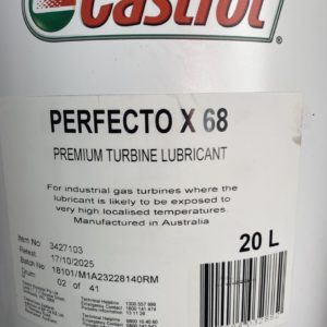 PERTFECTO X 68 TURBINE OIL 20L CASTROL 3427103