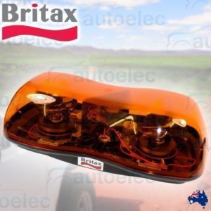 LIGHTBAR AEROLITE ROTATING DOUBLE FLASH 12V BRITAX 420-00-12V