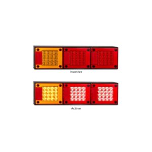 STOP TAIL INDICATOR LED MEDIUM 12/24 LED AUTOLAMPS 460ARRM