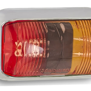 SIDE MARKER RED & AMBER 12/24V LED AUTOLAMPS 58CARM