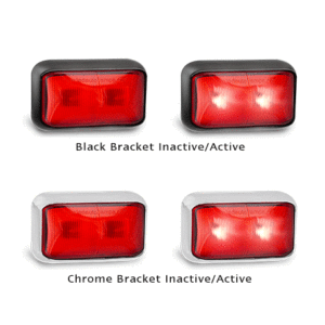 REAR END OUTLINE MARKER LED 12-24V LED AUTOLAMPS 58RM