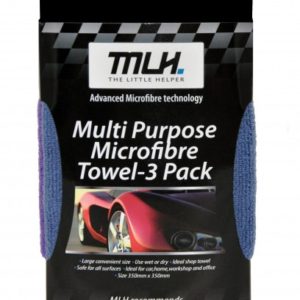 MLH 64MLH801 MICROFIBRE TOWEL 350 x 350mm 3 PACK