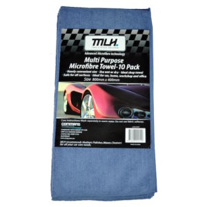 MLH 64MLH802 MICROFIBRE TOWEL EXTRA LARGE PACK OF 10 800 x 400mm