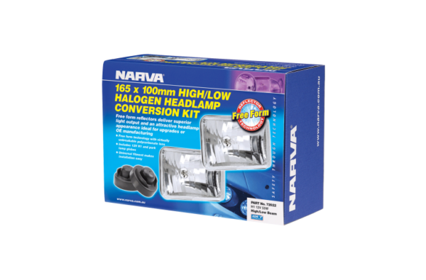 HEADLAMP CONV KIT 165 X 100MM H1 12V 55W H/B NARVA 72022