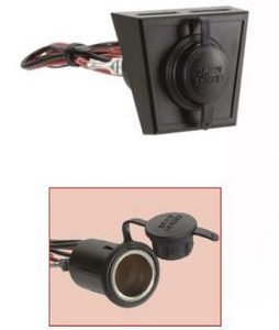 ACCESSORY SOCKET WITH OPTIONAL MOUNTING PANEL NARVA 81028BL