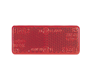 REFLECTOR RED 70 X 28MM S/A BOX OF 50 NARVA 84037/50