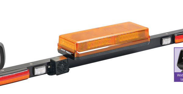 WARNING BEACON LOW PROFILE LED AMBER 12V NARVA 85210A