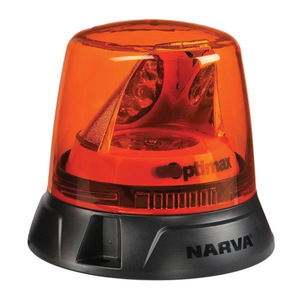 ROTATING BEACON OPTIMAX LED 10-33V FLANGE BASE NARVA 85660A