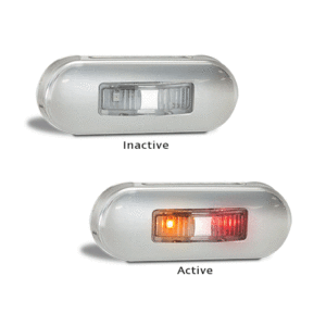 SIDE MARKER LED RED & AMBER CLEAR 12-24V LED AUTOLAMPS 86ARM