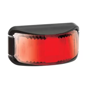 REAR END OUTLINE MARKER CLEAR RED LED BLACK BASE NARVA 91632BL