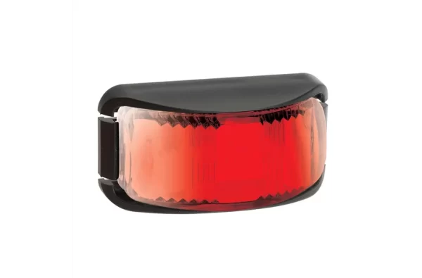 REAR END OUTLINE MARKER CLEAR RED LED BLACK BASE NARVA 91632BL