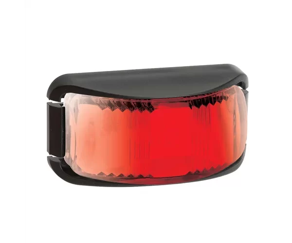 REAR END OUTLINE MARKER CLEAR RED LED BLACK BASE NARVA 91632BL