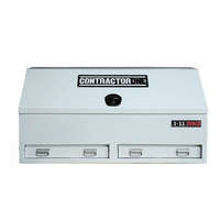 TRUCK BOX WHITE STEEL 2/D 1500W X 600D X 750H ONE ELEVEN BKAT1500