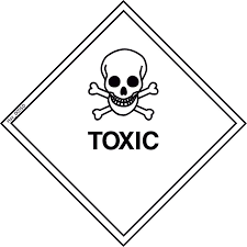 TOXIC CLASS 6 DECAL 250 X 250MM