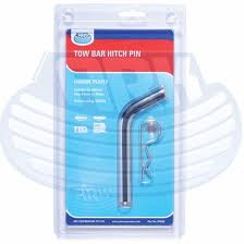 TOW BAR HITCH PIN CHROME PLATED SUITS HITCHED 65 -80MM 3500KG ARK HP80B