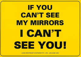 IF YOU CAN'T SEE MY MIRRORS I CAN'T SEE YOU DECAL 200H X 200W