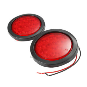 STOP TAIL RED ROUND 12V LED AUTOLAMPS 102R