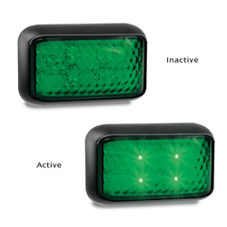 MARINE NAVIGATION LED GREEN INTERIOR / EXTERIOR 12/24V LED AUTOLAMPS 35GM