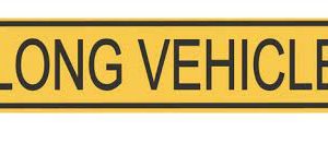 LONG VEHICLE 1 PCE DECAL STICKER 1200 X 300 LVDECAL