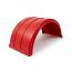MUDGUARD QUARTER RED PLASTIC DYNAPLAS P630/4RD1