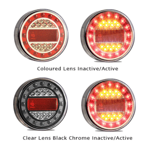 STOP TAIL INDICATOR 12/24V ROUND LED AUTOLAMPS MAXILAMPC1XRE