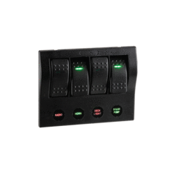 SWITCH PANEL 4 WAY LED WITH CIRCUIT BREAKER NARVA 63191