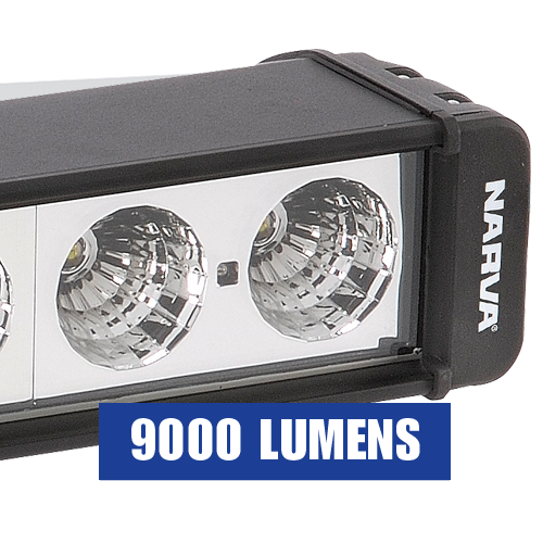 72781 9-32 Volt High Powered L.E.D Work Lamp Wide Flood Beam – 9000 Lumens