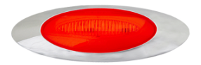 REAR MARKER RED LED 12V GLO TRAC LUCIDITY 22375RK-V