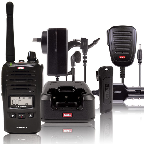 UHF CB RADIO 5W 80 CHANNEL SUPER COMPACT GME TX3100DP