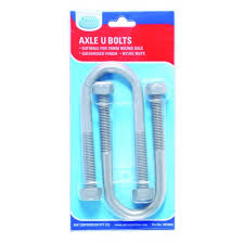 U BOLT SET OF 2 39 X 120MM ROUND GALVINISED ARK UB39GB