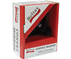 SPOTTER MIRROR CONVEX GLASS 150 X 110MM BLACK STEEL RECTANGLE BOLT ON BRITAX 1421014