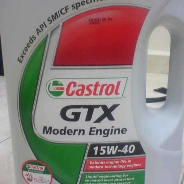 CASTROL 3383444 GTX MODERN ENGINE 15W 40 20L