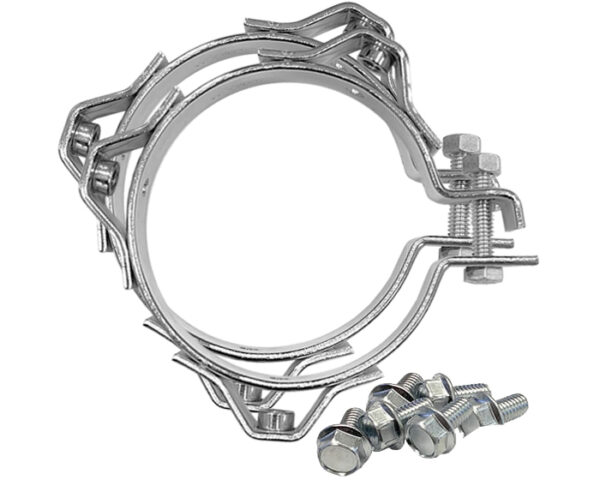 CHROME EXHAUST CLAMP KIT 6″ 152mm 90857K