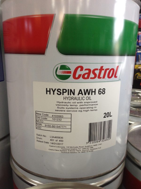HYSPIN AWH68 20L CASTROL 4103563