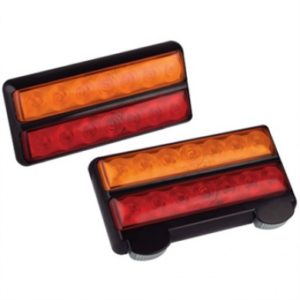 STOP TAIL INDICATOR & LICENCE PLATE LAMP 12V LED AUTOLAMPS 207BARLP2