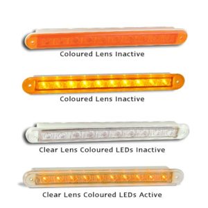 REAR INDICATOR STRIP LAMP 24V LED AUTOLAMPS 235A24