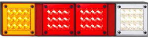STOP TAIL INDICATOR REV 12/24V LED AUTOLAMPS 420ARRWM