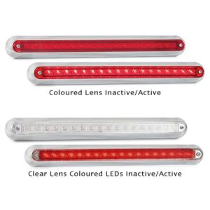 STOP TAIL RED LED STRIP 12V LED AUTOLAMPS 380CR12