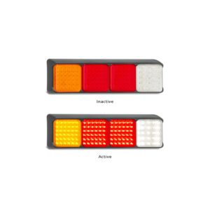 STOP TAIL INDICATOR REVERSE 12/24V LED AUTOLAMPS 80BARRWM